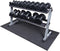 Body-Solid GDR60 - 3-Laags Dumbbellrek - Uitbreidbaar met derde ligger - Grijs