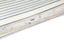 Nobodinoz Bebop matras Blue Thin Stripes/Natural - Speelkleed