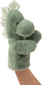 J-Line pluche Dinosaurus Poppenkast - textel - groen