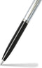 Sheaffer balpen - 100 E9313 - Glossy black barrel brushed chrome cap nickel plated - SF-E2931351