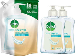 6x Dettol Pouch Sensitive 500mL