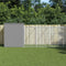 vidaXL - Hondenhok - met - ren - 214x865x181 - cm - staal - lichtgrijs