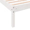 vidaXL - Bedframe - extra - lang - zonder - matras - grenenhout - wit - 90x220 - cm