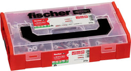 Fischer 561472 FIXtainer DuoPower / DuoSeal + S Assortimentsdoos pluggen 210 onderdelen