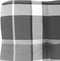 vidaXL - Palletkussen - 60x40x12 - cm - stof - ruitpatroon - grijs