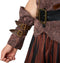 dressforfun - Steampunk Avonturier XL - Kostuum met gestreepte broek en laarskappen