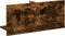 vidaXL - Wandkast - 70x16,5x30 - cm - bewerkt - hout - gerookt - eikenkleurig