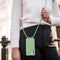 iMoshion Hoesje Geschikt voor Samsung Galaxy S21 Hoesje Met Koord - iMoshion Color Backcover met afneembaar koord - Groen