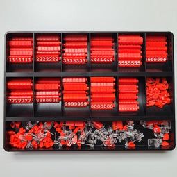 Prijscassette Compact Mini 1330 rood/wit