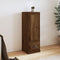 vidaXL - Hoge - kast - 36x35,5x103,5 - cm - bewerkt - hout - bruin - eikenkleur