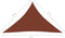 vidaXL - Zonnescherm - driehoekig - 5x5x6 - m - oxford - stof - terracottakleurig