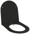 vidaXL - Snelle - Afneembare - Toiletbril - met - Soft - Close - - - Duroplast, - Zwart