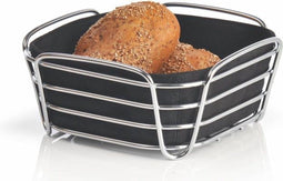 Blomus DELARA Vierkant Katoen, Staal Zwart broodmand
