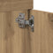 vidaXL - Wastafelkast - 41x38,5x46 - cm - bewerkt - hout - artisanaal - eikenkleur