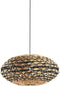 Light & Living Hanglamp Tripoli - Rotan - 50cm - Naturel/Zwart