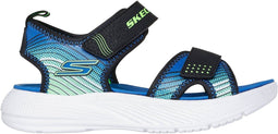 Skechers Microspec-Splash - Jongens Sandalen - Maat 35 - Zwart