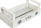 Opslagdozen Home ESPRIT Wit Sparrenhout 39 x 19 x 12 cm 3 Onderdelen
