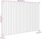 vidaXL - Wandhoofdbord - 166x3x110 - cm - massief - grenenhout - honingbruin