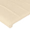 vidaXL - Hoofdbord - 80x5x78/88 - cm - stof - crèmekleurig