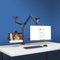 Hama 00004663 - Bureaumount - 4 in hoogte verstelbare armen - Zwart