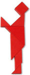 Cayro - Houten Tangram Spel - Puzzelspel - 1-4 Spelers - Geschikt vanaf 7 Jaar