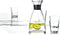 Eva Solo - Karaf 1 liter met 4 Glazen 250 ml - Borosilicaatglas - Transparant