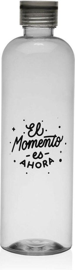 Waterfles Versa Zwart Staal polyestyreen 1,5 L 9 x 29 x 9 cm