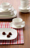 Maxwell & Williams Bisou - Serviesset - 30 delig - Wit (30 stuks)