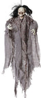 Halloween/horror thema hang decoratie spook/skelet - enge/griezelige pop - 60 cm