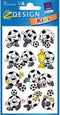 papieretiket Z-design Kids pakje a 3 vel voetbal