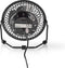 Nedis FNDK1BK10 - Miniventilator - USB-aansluiting - Zwart
