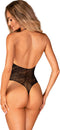 Obsessive Teddie Body - Erotische Body - One Size - Zwart