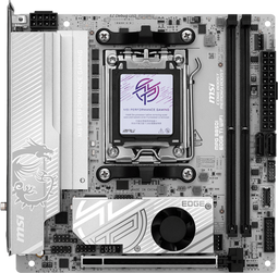MSI MPG B850I EDGE TI WIFI - Mini-ITX Moederbord - AM5 DDR5 128GB Wi-Fi 7 Bluetooth 5.4