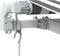 vidaXL - Luifel - handmatig - uittrekbaar - 500x350 - cm - antraciet - en - wit
