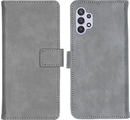 iMoshion Hoesje Geschikt voor Samsung Galaxy A32 (5G) Hoesje Met Pasjeshouder - iMoshion Luxe Bookcase - Grijs
