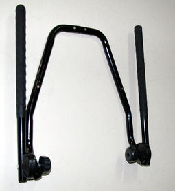 Universele muurhouder - Uitklapbare beugel voor fietsen en ladders - Max. 30kg - Zwart
