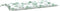 vidaXL - Tuinbankkussens - 2 - st - bladpatroon - 100x50x7 - cm - stof