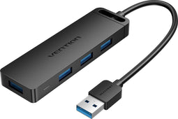 Vention CHLBB - USB Hub - 4x USB 3.2 Gen 1 (5Gb/s) - Zwart