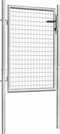vidaXL - Poort - 105x150 - cm - gegalvaniseerd - staal - zilverkleurig