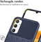 iMoshion Hoesje Geschikt voor Samsung Galaxy A34 (5G) Hoesje Siliconen - iMoshion Thunder Backcover - Donkerblauw