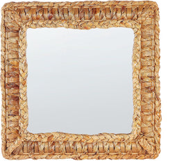 LANGLI - Wandspiegel - Natuurlijk - Waterhyacint