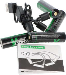 2400mAh Mignon AA 1,5V lithium-ionbatterijen, inclusief 4in1 USB-C oplaadkabel