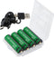 2400mAh Mignon AA 1,5V lithium-ionbatterijen, inclusief 4in1 USB-C oplaadkabel