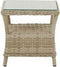 Beliani PONZA - Loungeset voor 2 - Beige - PE rotan