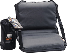 Deryan AirTraveller - Vliegtuigbedje met reiskussen - Compact en lichtgewicht - Zwart