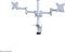 Neomounts FPMA-D1330DWHITE - Bureaumount - Full Motion voor 2x 10-27
