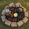Travelhawk Camping Grill - Opvouwbaar - Koken Boven Open Vuur - Zwart