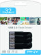 PNY Attaché 4 - USB 2.0 - 32 GB - Zwart (3 stuks)