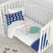 Happy Friday Duvet cover set 2 pieces Whale 115x145 cm (Cot bed) Multicolor