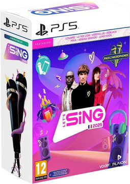 Let's Sing 2025 - PS5 - Inclusief 2 microfoons - Karaoke ervaring (2 stuks)